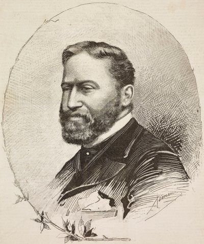 Portrait of Giuseppe De Nittis (1846-1884) by Ettore Ximenes