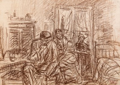 Antwerp Family in Wartime (Suppressed Anger) by Eugeen van Mieghem