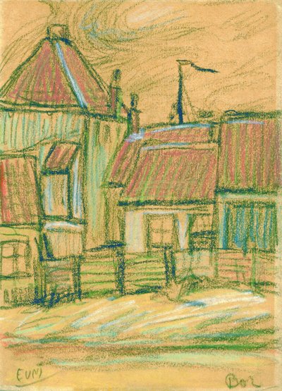Houses at Bergen op Zoom by Eugeen van Mieghem