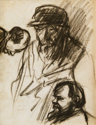 Study of Three Men by Eugeen van Mieghem