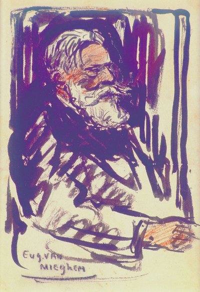 The Painter James Ensor by Eugeen van Mieghem