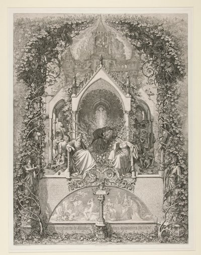 Sleeping Beauty. Fairytale by Grimm by Eugen Napoleon Neureuther