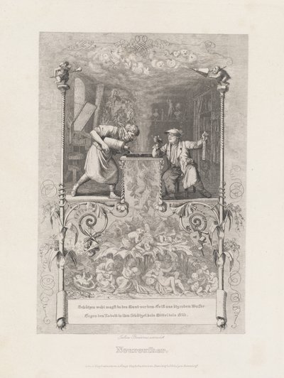 Neureuther (Self-Portrait in the Etching Studio) by Eugen Napoleon Neureuther