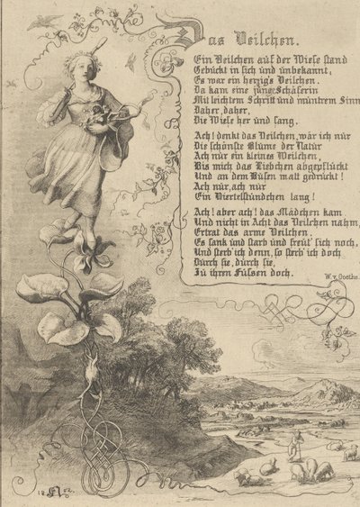 Waterlily, Viola, King of Thule, the Flowers Revenge by Eugen Napoleon Neureuther