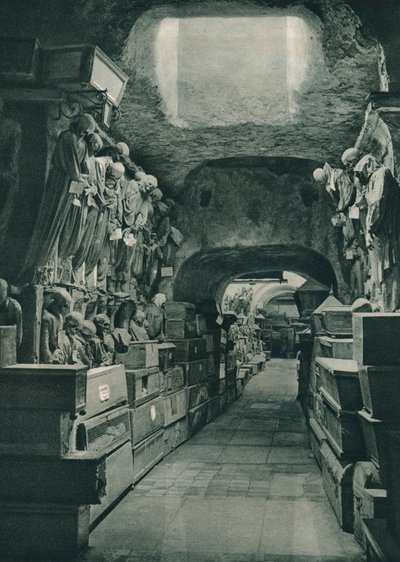 Catacombs of the Capuchins, Palermo, Sicily, Italy, 1927 by Eugen Poppel