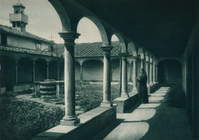 Cloisters in a Monastery, Florence, Italy by Eugen Poppel