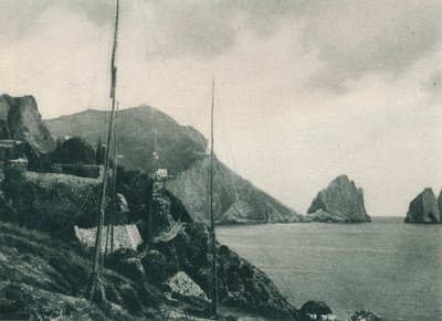 Marina Piccola with Fowlers Nets, Capri, Italy, 1927 by Eugen Poppel