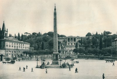 Piazza del Popolo and the Pincian Hill, Rome, Italy by Eugen Poppel