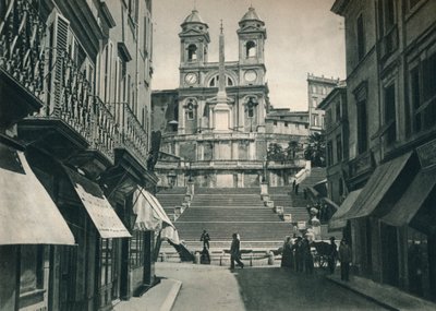 Spanish Steps and Trinita dei Monti Church, Rome, Italy by Eugen Poppel