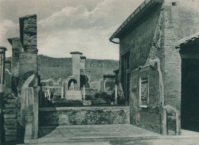 Street Ascending to the Forum, Pompeii, Italy by Eugen Poppel