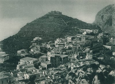 View of Capri with Monte Tiberio, Italy, 1927 by Eugen Poppel