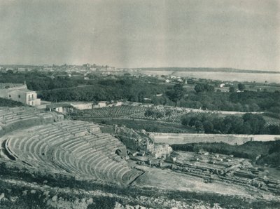 View of the Town from the Greek Theatre, Syracuse, Sicily, Italy by Eugen Poppel