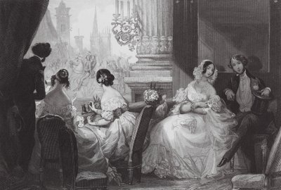 Interior of an Opera Box by Eugene Louis (after) Lami