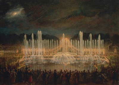 Nocturne in Versailles by Eugene Louis Lami