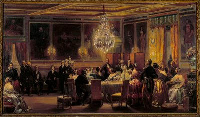 Reception in Honor of Queen Victoria and Prince Albert at the Chateau d