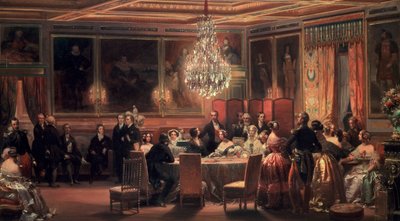Reception in Honor of Queen Victoria at Chateau d