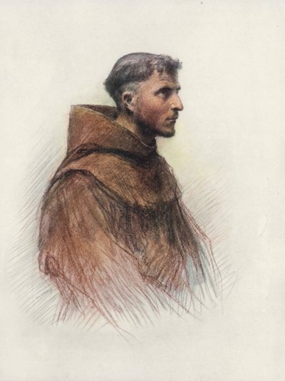 Friar Masseo by Eugene (after) Burnand
