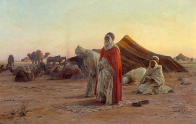 Tent in the Desert (detail) by Eugene Alexis Girardet