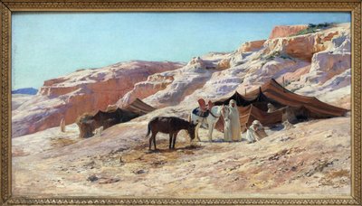 The Camp by Eugene Alexis Girardet