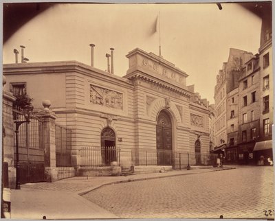 École Polytechnique, Rue Descartes by Eugène Atget