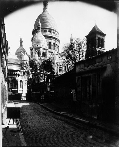 Paris, the Basilica of the Sacred Heart, c.1900 by Eugène Atget