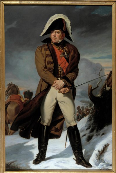 Full-Length Portrait of Michel Ney (1769-1815), Duke of Elchingen, Prince of Moscova by Eugene Battaille