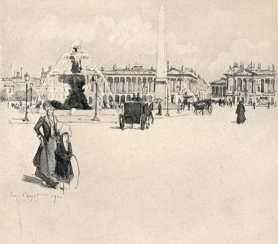 Place de la Concorde by Eugene Bejot