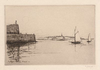 Saint-Malo Viewed from Dinard by Eugene Bejot