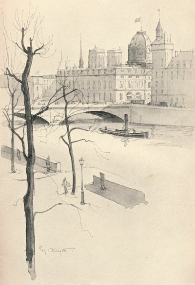 The Pont au Change by Eugene Bejot