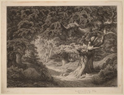 The Charlemagne, Forest of Fontainebleau by Eugene Bléry