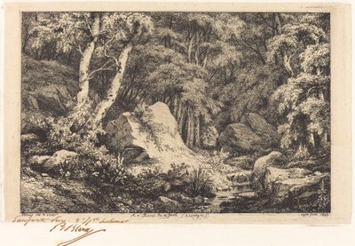 The Ravine at Auvergne by Eugene Bléry