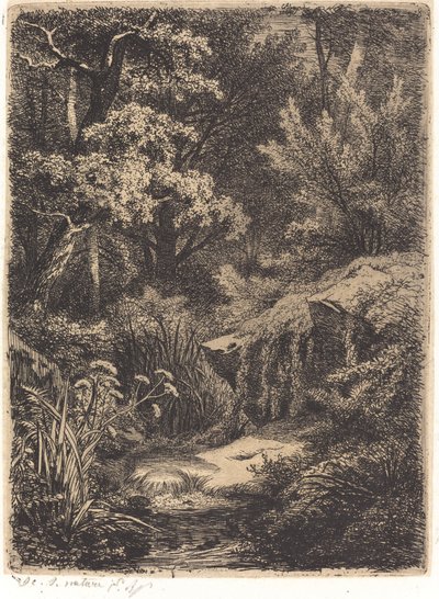 Le petit ruisseau, published 1849 by Eugene Bléry