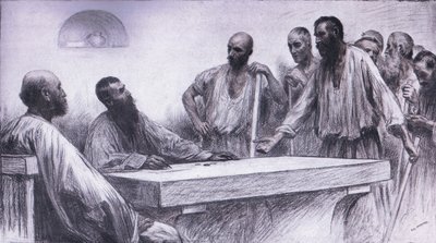 The Labourers in the Vineyard, Bibbys Annual by Eugene Burnand