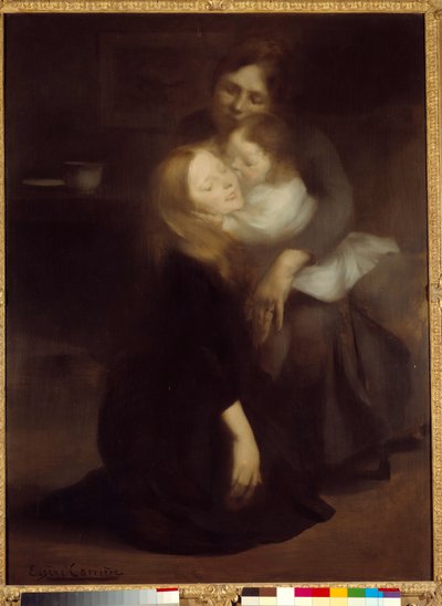 Intimacy or The Big Sister by Eugène Carrière