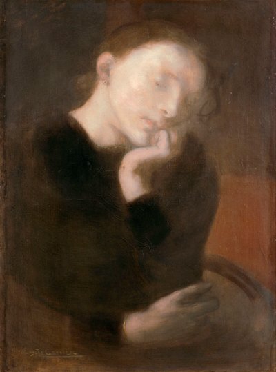 Meditation by Eugène Carrière