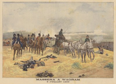 Marshal Massena at the Battle of Wagram, 6 July 1809 by Eugene Chaperon