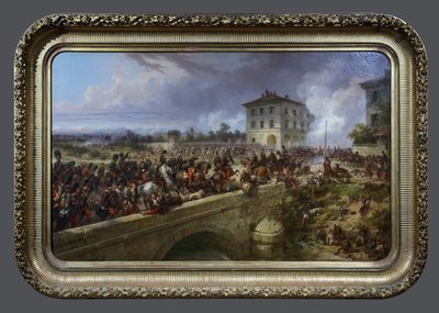 The Imperial Guard at the Pont de Magenta, 4 June 1859 by Eugene Charpentier
