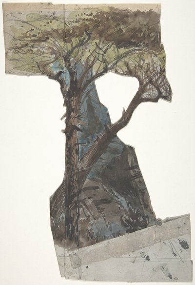 Design for a Stage Set at the Opéra, Paris by Eugene Ciceri