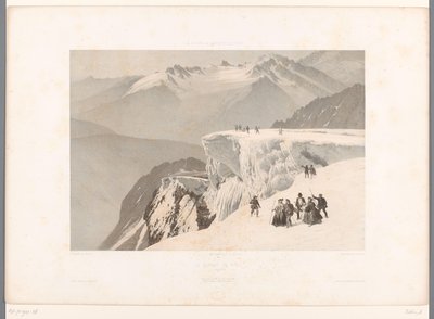 Walkers on the Summit of Mont Buet by Eugene Ciceri