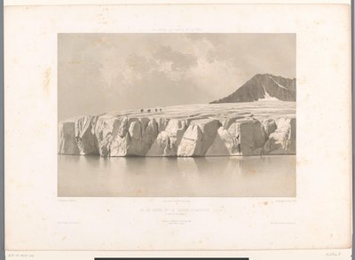 View of the Märjelensee and the Aletsch Glacier (Views in Switzerland, Savoy, and Tyrol) (La Suisse, la Savoie et le Tyrol) (series title) by Eugene Ciceri