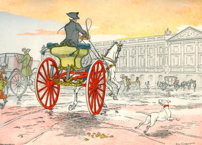 One-horse shay during the reign of Louis XV by Eugene Courboin