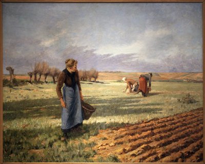 Picking Dandelions by Eugene Damas