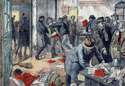 Benito Mussolini made mass arrest of Communists in Trieste, Italy in February 1923; search of the offices of the newspaper 