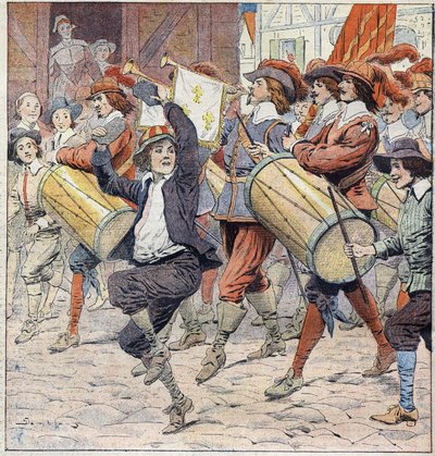 Illustration for "Twenty Years After" by Eugene Damblans