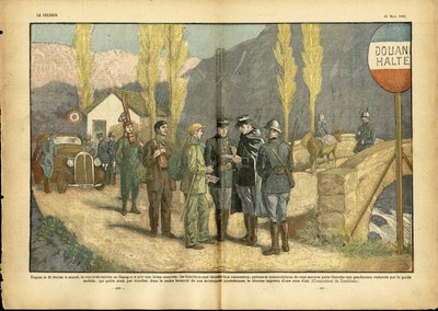 Illustration of Eugene Damblans in Le Pelerin by Eugene Damblans