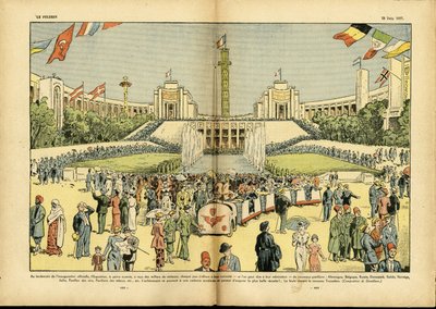 Illustration of Eugene Damblans (1865-1945) in Le Pelerin by Eugene Damblans