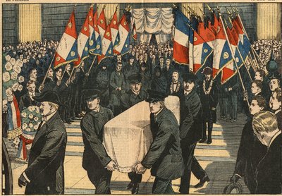 Funeral of Maurice Ridart by Eugene Damblans