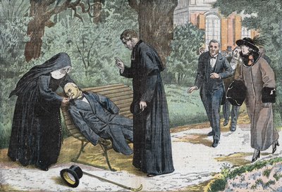 Theophile Delcassé (1852-1923), a French politician. Drawing of Damblans by Eugene Damblans