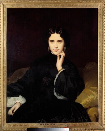 Portrait of Madame de Loynes by Eugene Emmanuel Amaury Duval