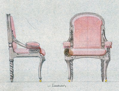 Armchair for the Golden Room, Chateau d